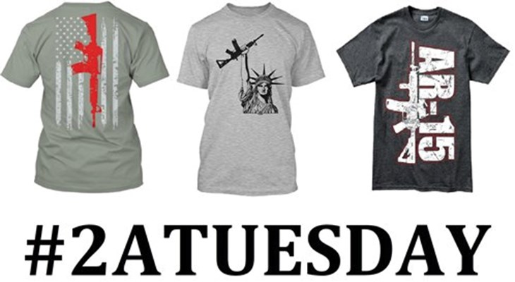 Wisconsin Carry presents 2ATuesday, encouraging students to wear gun-themed shirts supporting the Second Amendment every Tuesday